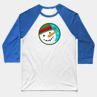 Cute Snowman Baseball T-Shirt